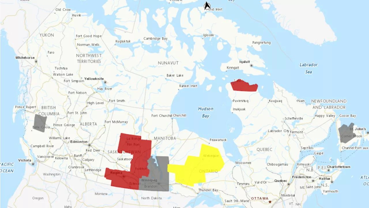 Thunderstorms, air quality warnings: Canada's weather forecast for the week