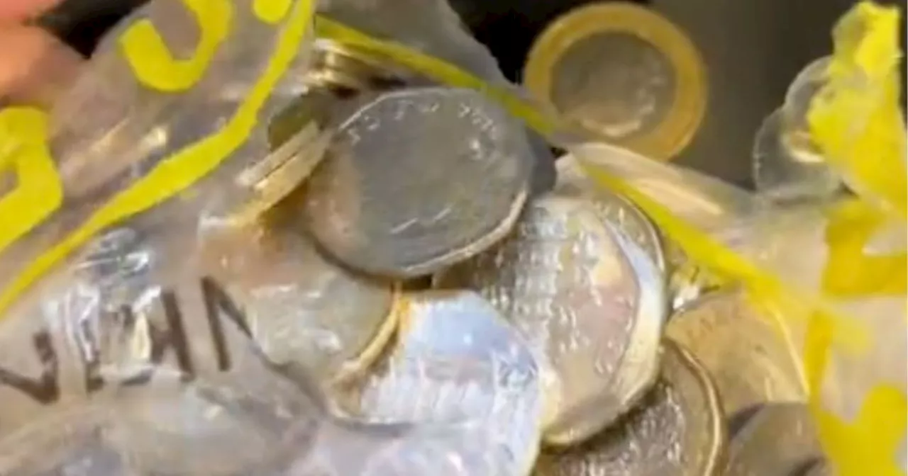 Man cashes in 80 years worth of loose change – then is mind-blown by mega total