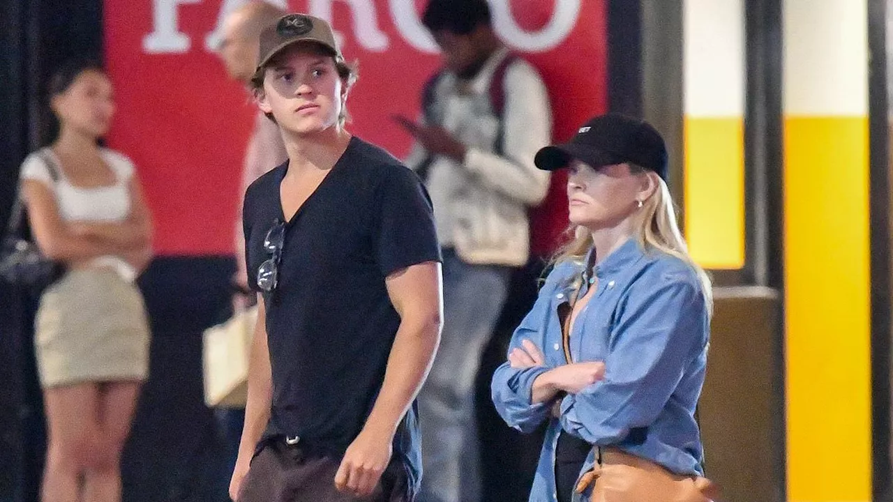 Reese Witherspoon enjoys rare outing with son Deacon - who is the spitting image of dad...