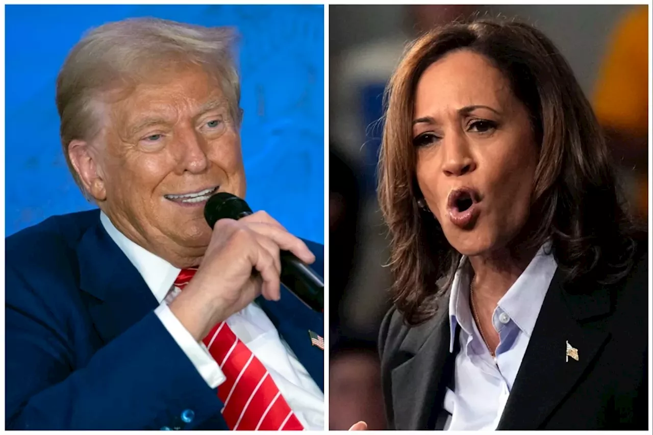 Harris and Trump neck-and-neck in three battleground states: Poll