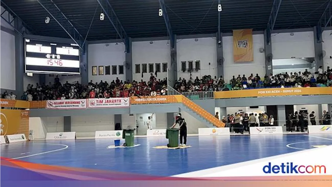 Malunya Sumut Sebagai Tuan Rumah PON gegara Atap GOR Vanue Futsal Bocor