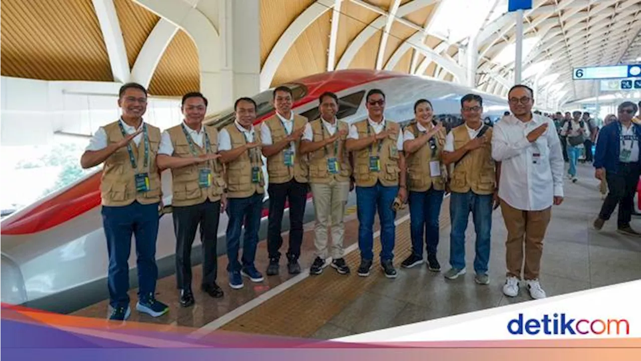 Intip Gaya Bos-bos Kereta se-Asia Tenggara Jajal Kereta Cepat