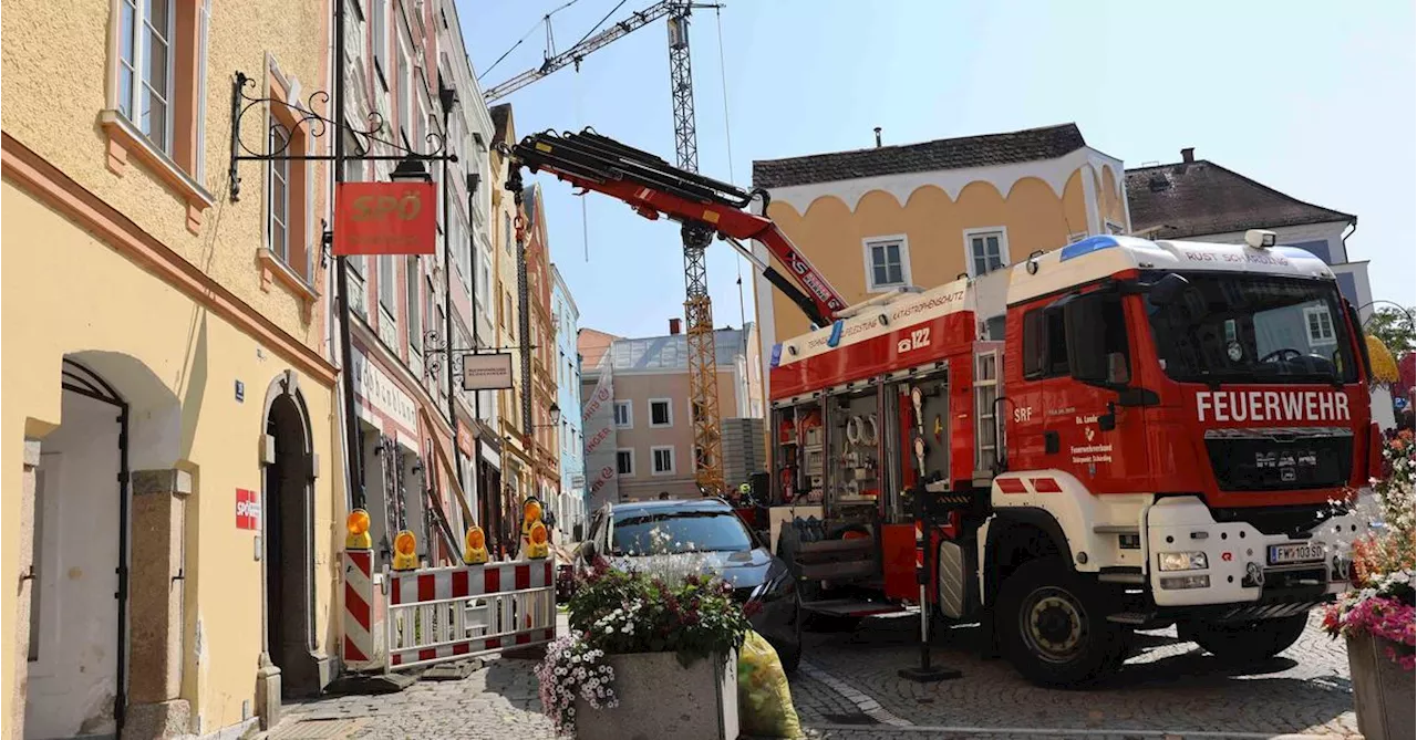 Kellereinsturz in Schärding: Die zwei verschütteten Bauarbeiter sind tot