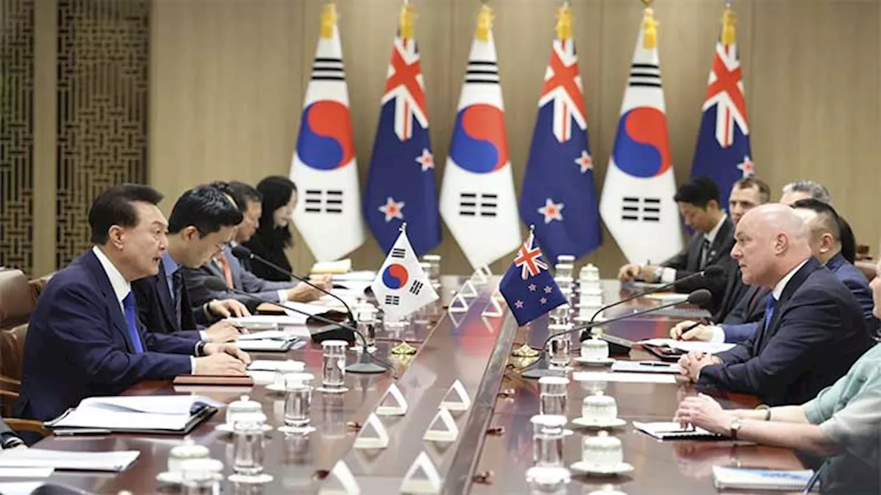 Leaders of South Korea, New Zealand strongly condemn expanding North Korea-Russia military ties