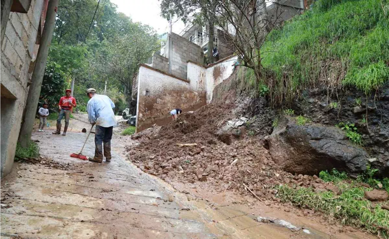 Lluvias provocan al menos 79 deslaves, derrumbes e inundaciones en Huixquilucan: Protección Civil