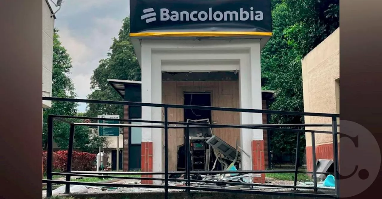 Explotaron cajero de Bancolombia dentro de la Universidad Nacional