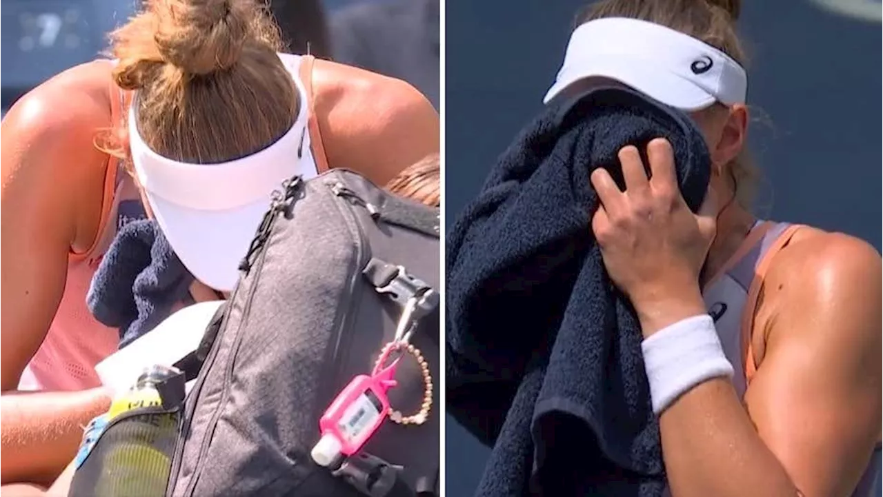 – bryter ihop fullständigt under US Open