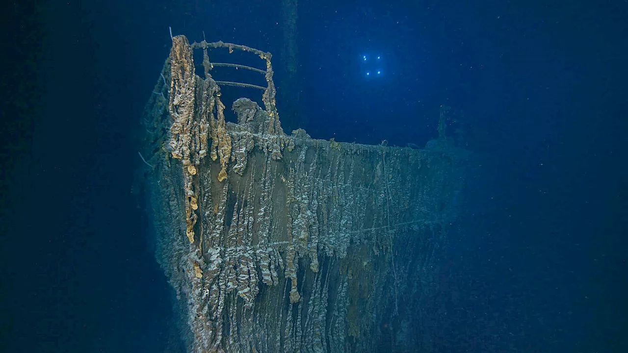 Recuperan Estatua en Nueva Expedición al Titanic; Fotos Captan Deterioro del Barco