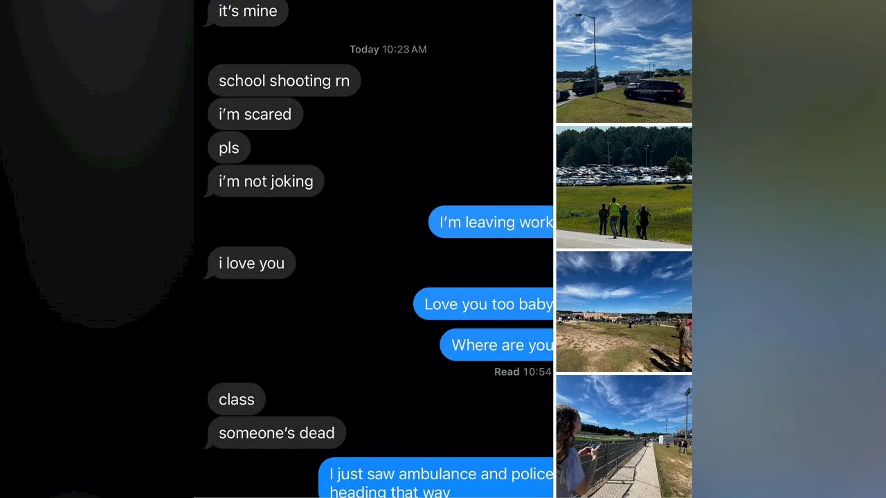 Georgia high school shooting: Frightened student texts mom during horrifying rampage