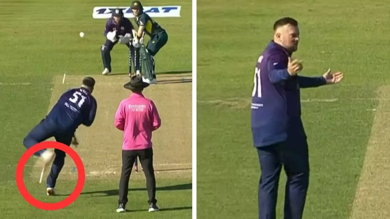 Scottish spinner controversially denied wicket after Aussie keeper’s belated withdrawal