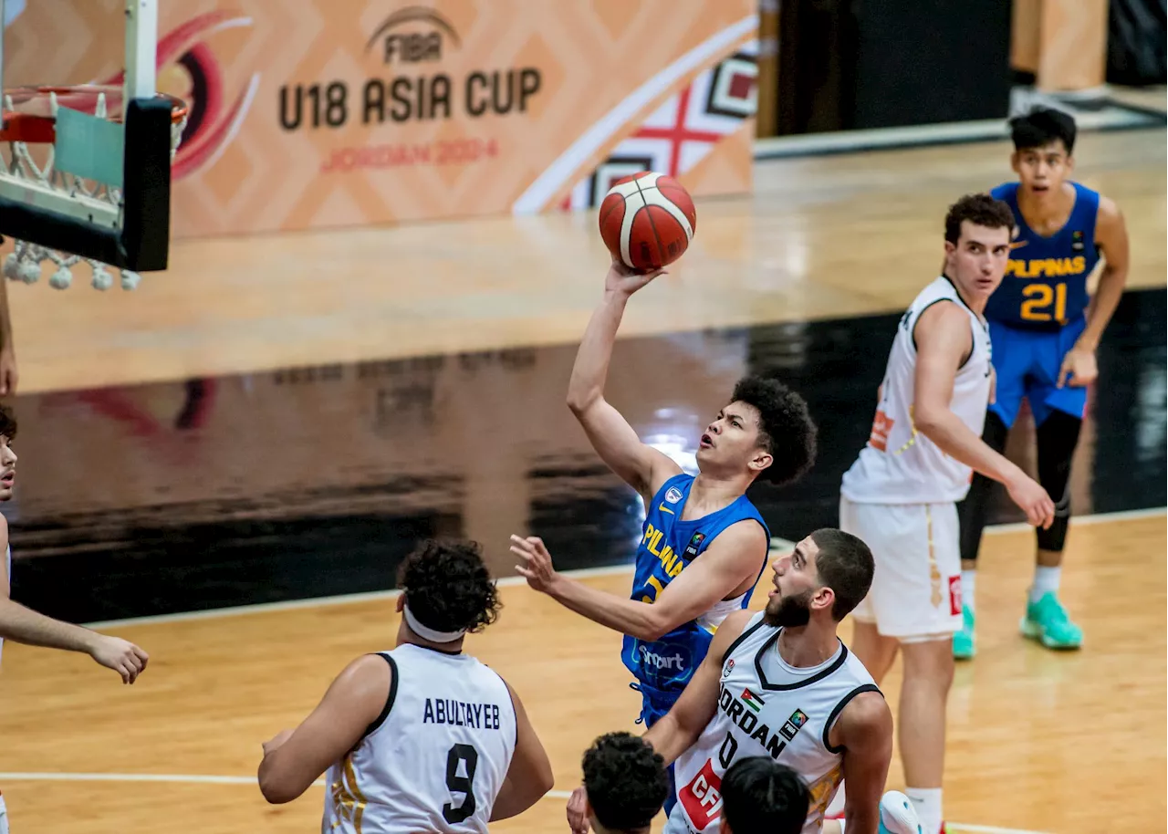 Valiant stand not enough as Gilas Boys fall to Jordan in FIBA U18 Asia Cup