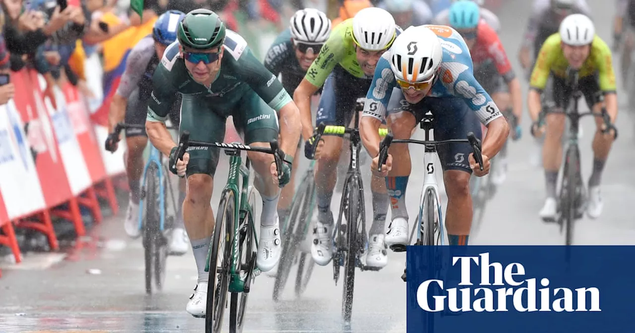 Australia’s Kaden Groves wins third Vuelta stage in mass sprint finish