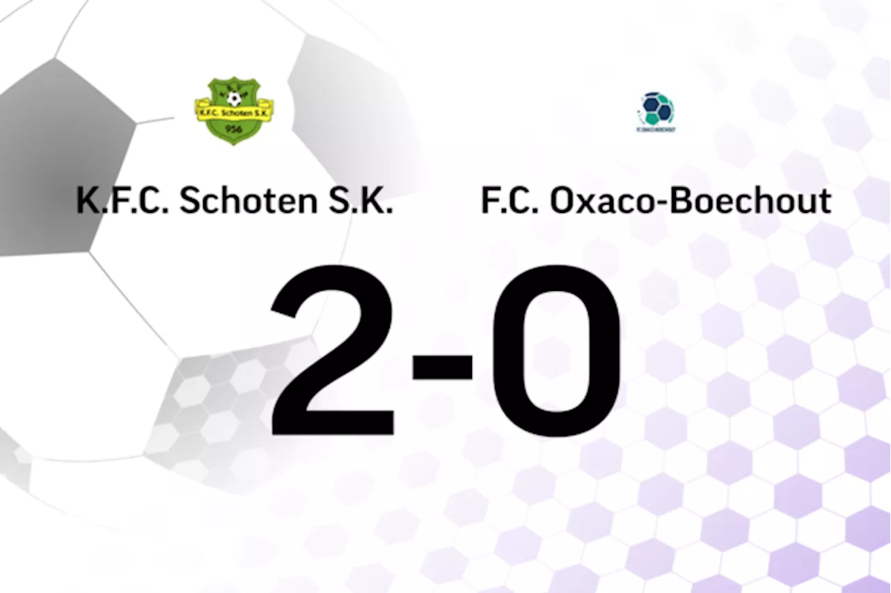 Schoten boekt overtuigende zege op FC Oxaco-Boechout