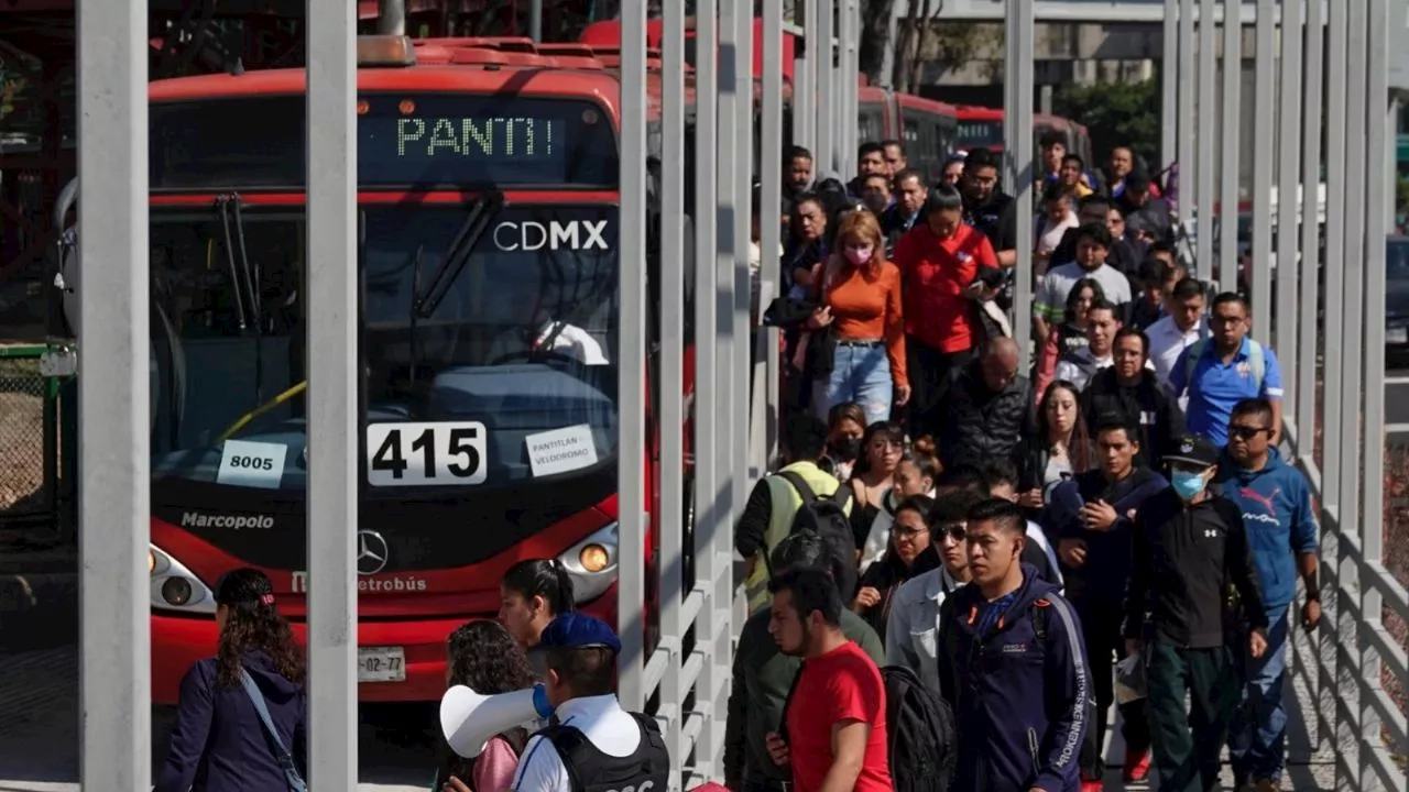 Suspenden servicio de apoyo de Metrobús y Trolebús desde Pantitlán