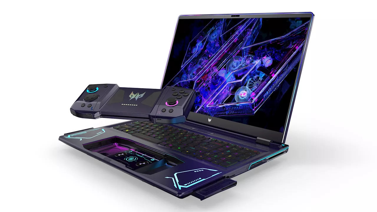 Acer’s latest concept is a gaming laptop with detachable gamepad