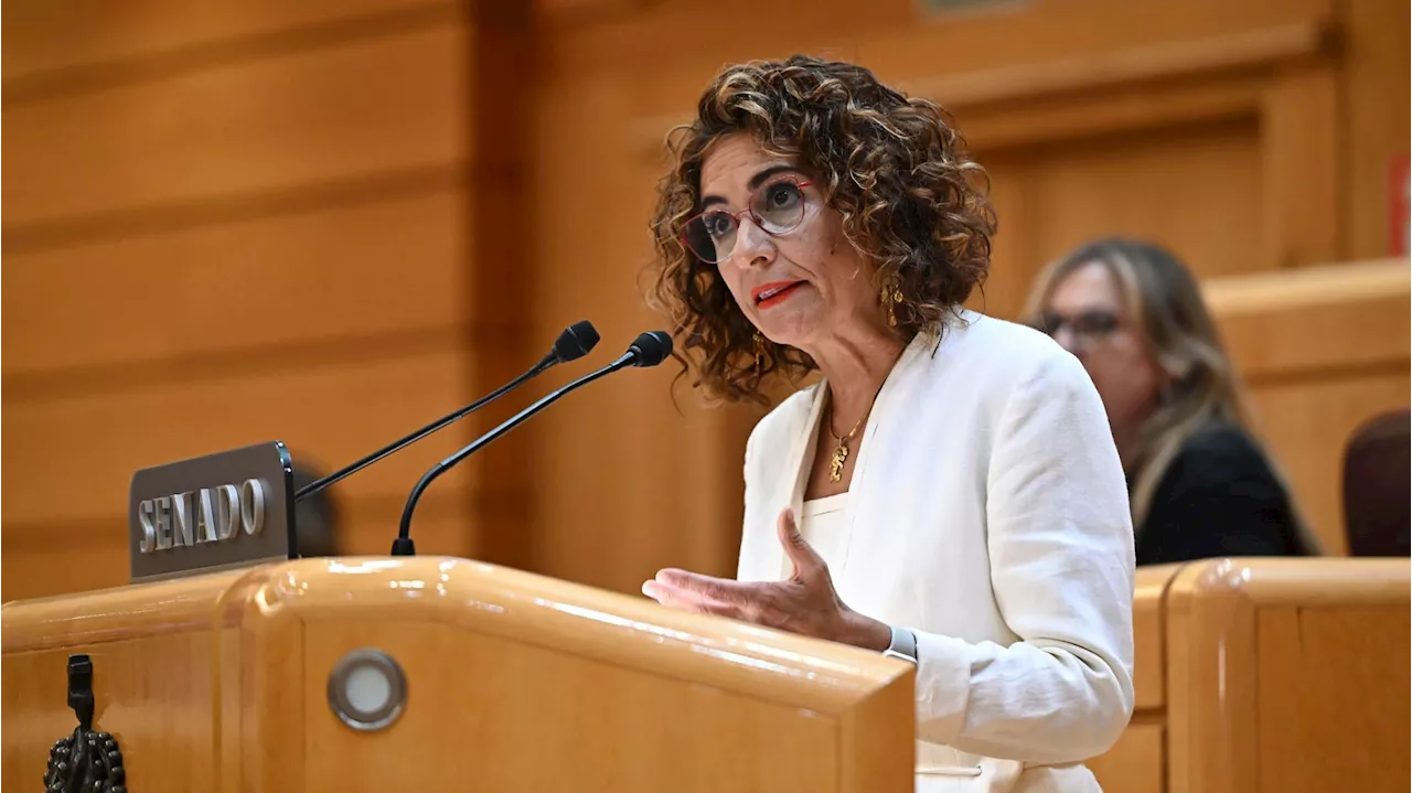 Montero explica en el Senado cómo será la financiación singular de Cataluña