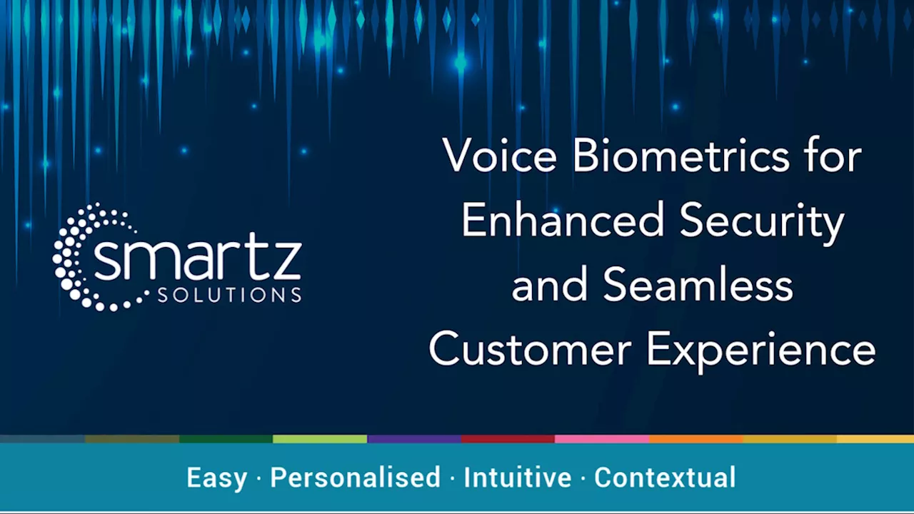 Leveraging voice biometrics for enhanced security, seamless customer experience: The Smartz Solutions approach