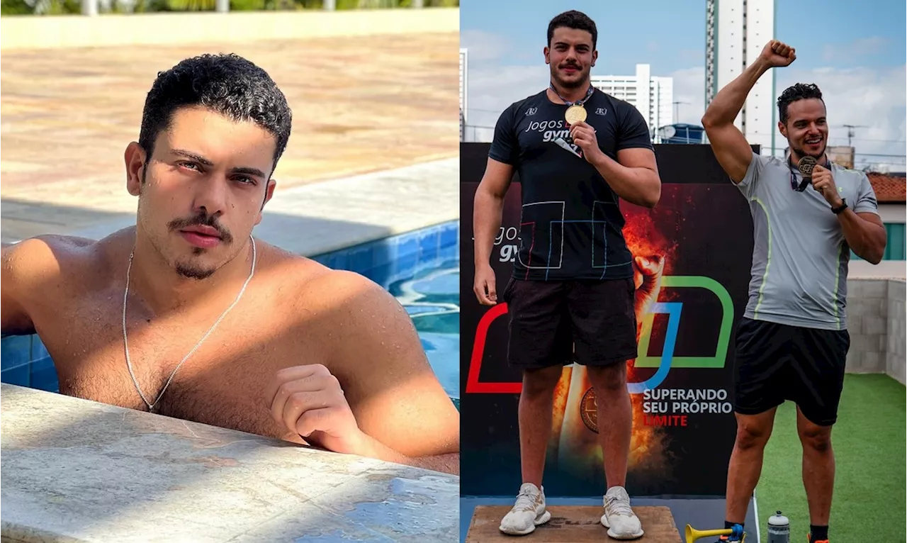 Filho ator e modelo de Fabiana Karla ganha medalha de ouro em competição de triatlo