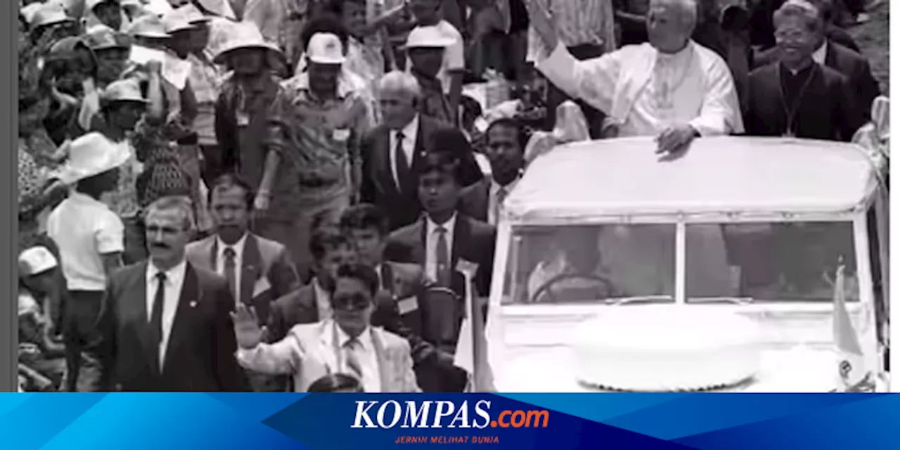 Cerita Luhut Saat Mengawal Paus Yohanes Paulus II ke Indonesia 1989