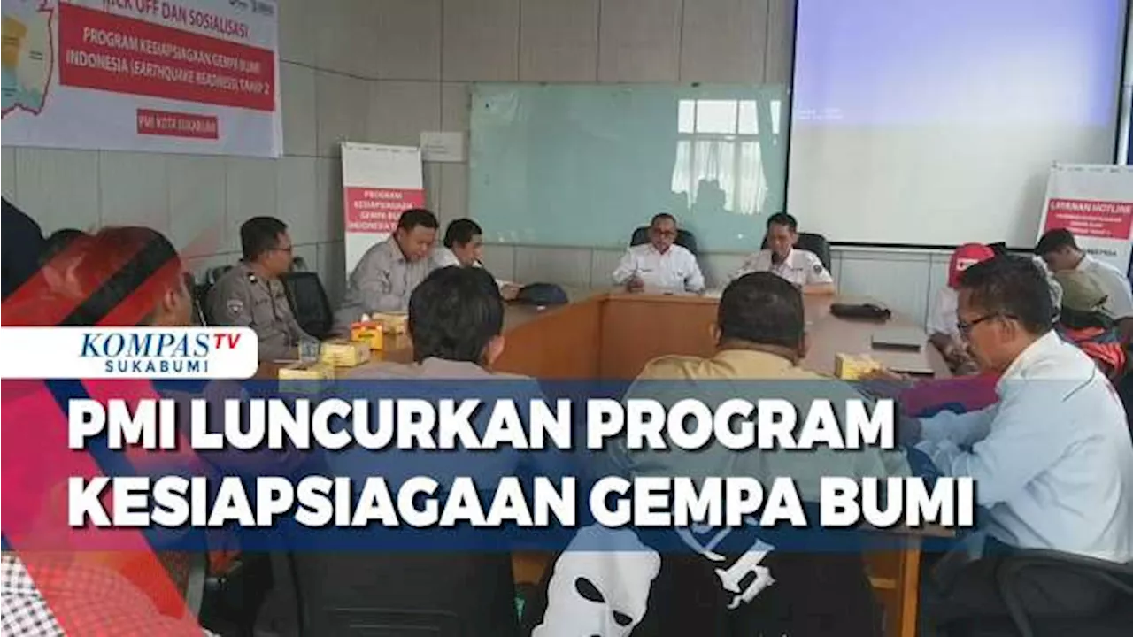 PMI Kota Sukabumi Luncurkan Program Kesiapsiagaan Gempa Bumi