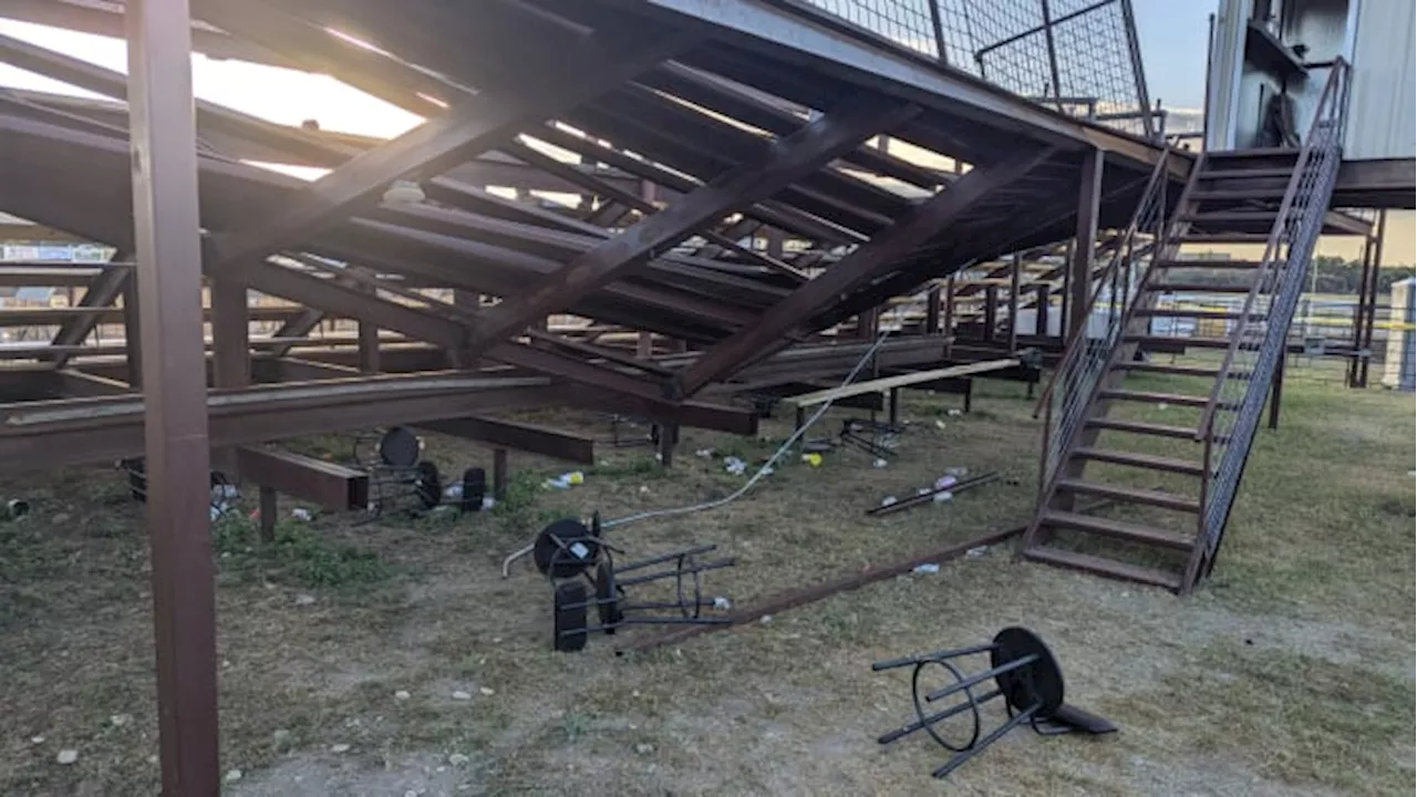 Inspectors found no violations at Kendall County fairgrounds day before bleacher collapse at Labor Day rodeo