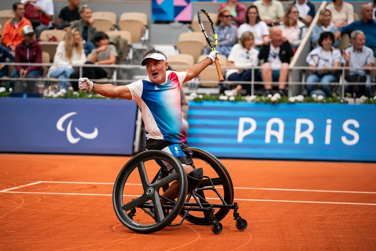 Jeux paralympiques 2024 : malgré la défaite, le vétéran Stéphane Houdet s’est amusé à Roland-Garros