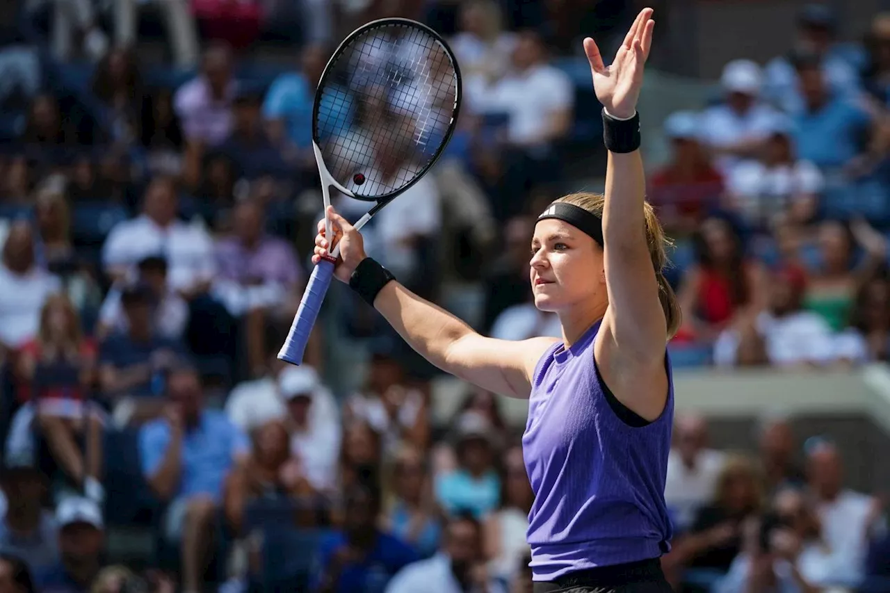 US Open: la Tchèque Karolina Muchova bat Beatriz Haddad et retrouve les demi-finales