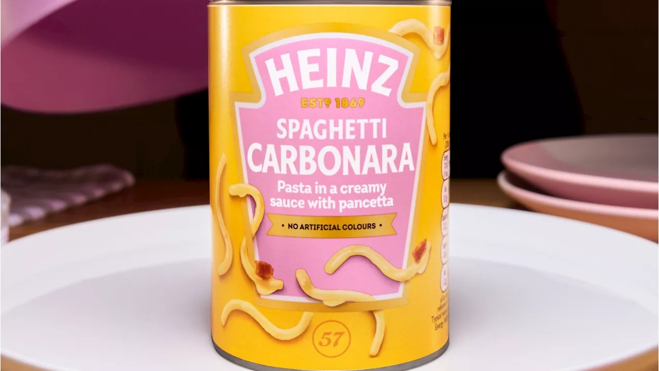 Des pâtes carbonara en boîte de conserve lancées par Heinz crée l'émoi en Italie