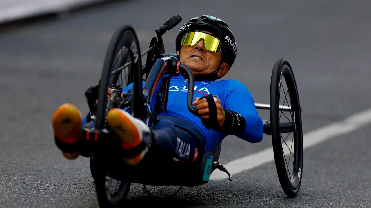 Paralimpiadi, ciclismo: oro a Cornegliani nella crono su strada H1, Mazzone è d’argento nella H2