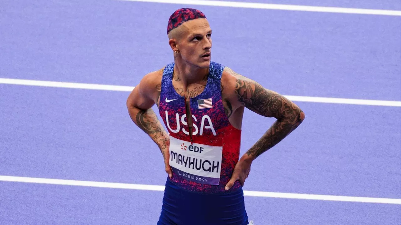 Jeux Paralympiques : L’Américain Nick Mayhugh fait passer un message avec sa teinture de cheveux originale