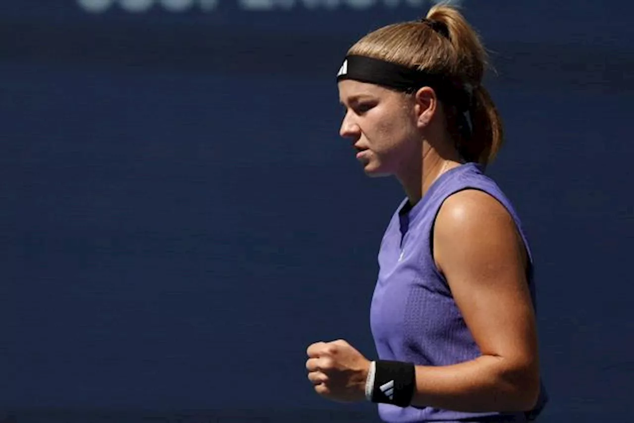 Karolina Muchova rejoint les demi-finales de l'US Open après sa victoire contre Haddad Maia