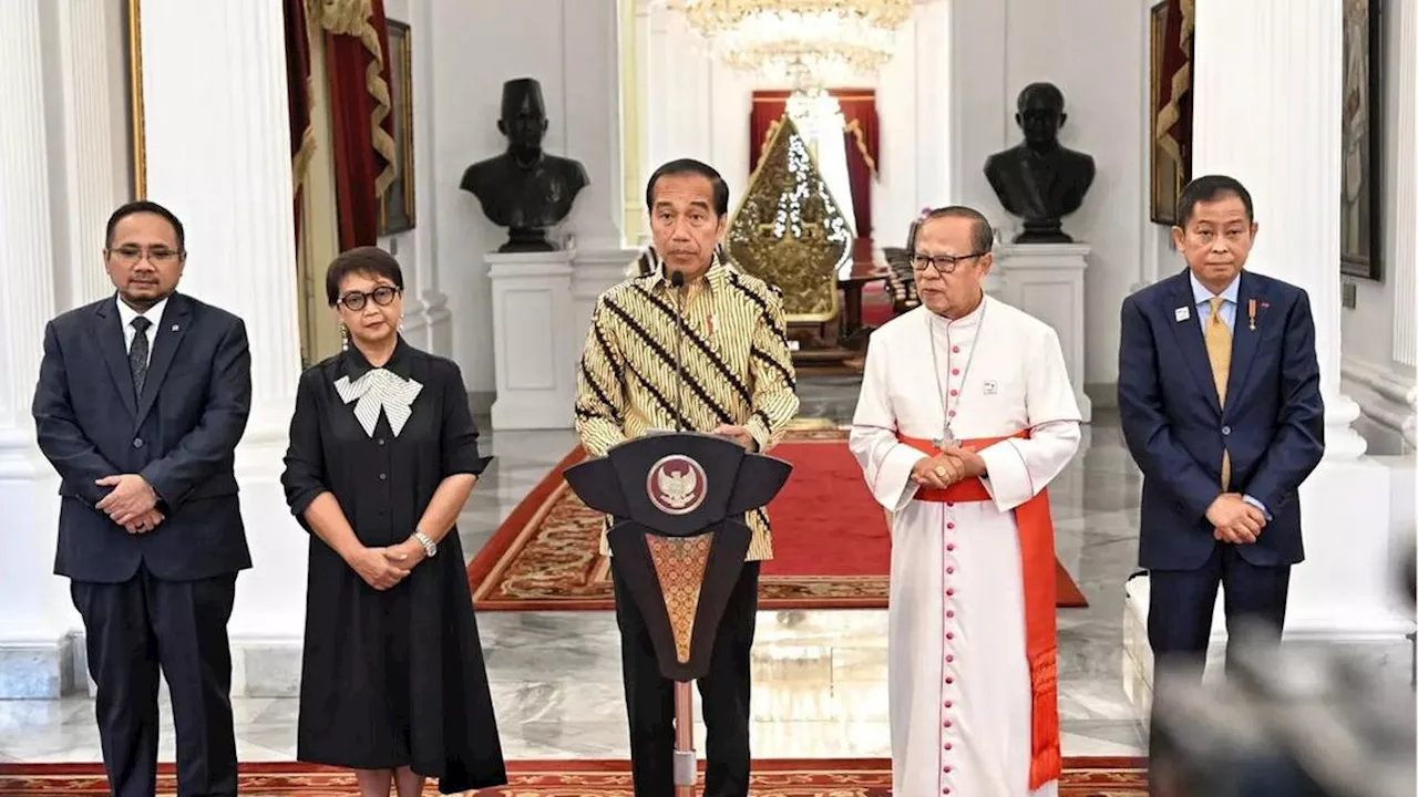 Jokowi Bertemu Paus Fransiskus di Istana Merdeka Hari Ini