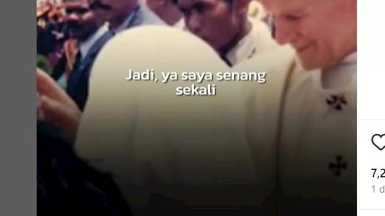 Menko Luhut Kenang Momen Mengawal Paus Yohanes Paulus II di Indonesia pada 1989: Duduk Berhadapan di Pesawat