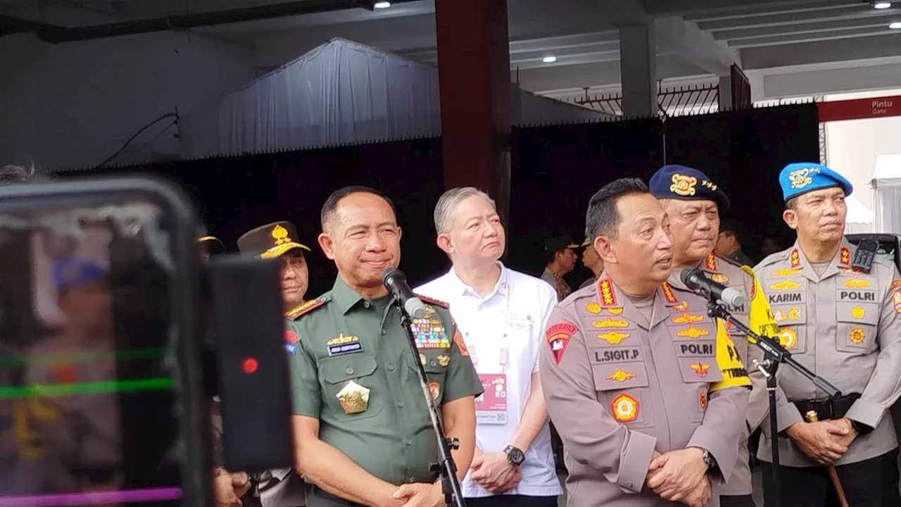 Tinjau GBK, Kapolri dan Panglima TNI Jamin Keamanan saat Misa Paus Fransiskus