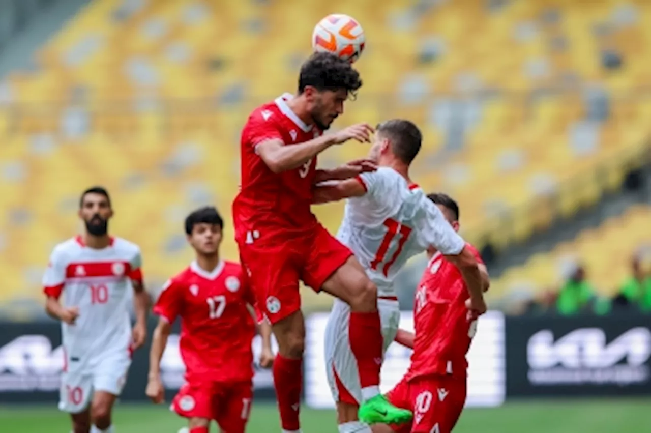 Lebanon’s historic 1-0 win against champion Tajikistan sends them to Merdeka Tournament final