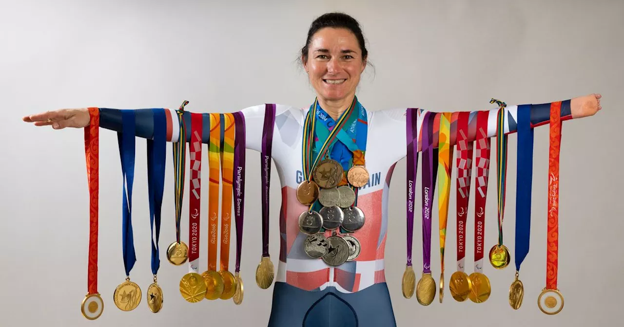 Britain's most decorated Paralympian Sarah Storey looks for more gold