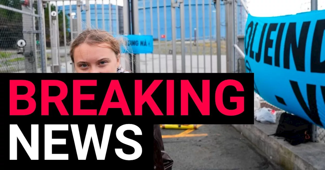 Greta Thunberg arrested and handcuffed at Pro-Palestine protest