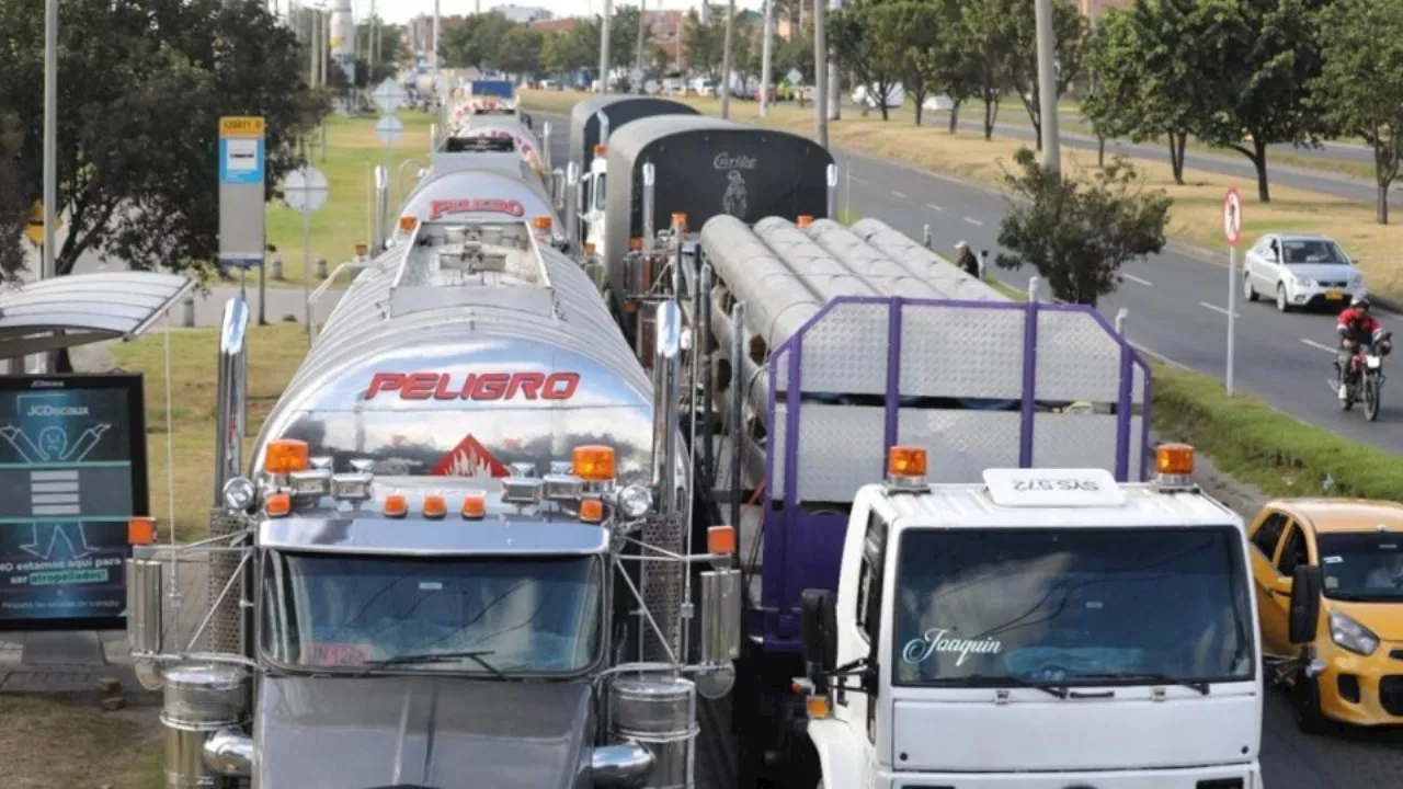 Casi 1.600.000 personas afectadas en Bogotá, por bloqueos de Paro Caminero