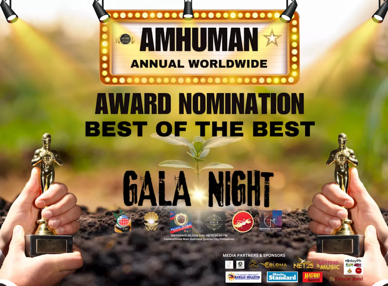 “AMHUMAN Annual Worldwide Award Best of the Best GALA NIGHT”