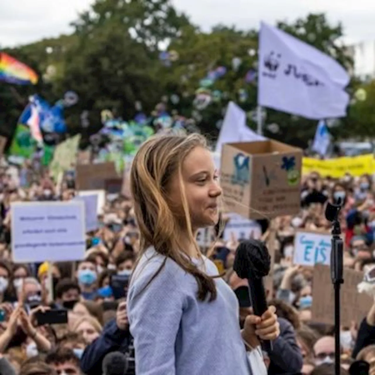 Greta Thunberg arrested at pro-Palestinian demo in Denmark