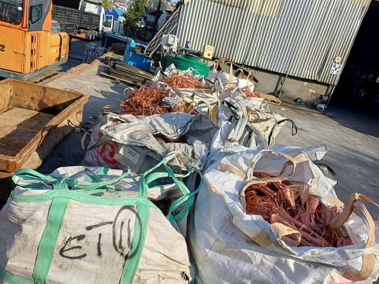 Stolen copper worth about R20 million recovered in Durban scrapyard