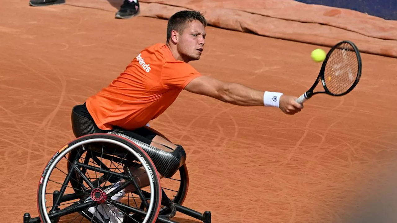 Rolstoeltennissers Spaargaren en Egberink uitgeschakeld, straks De Groot en Schröder/Vink