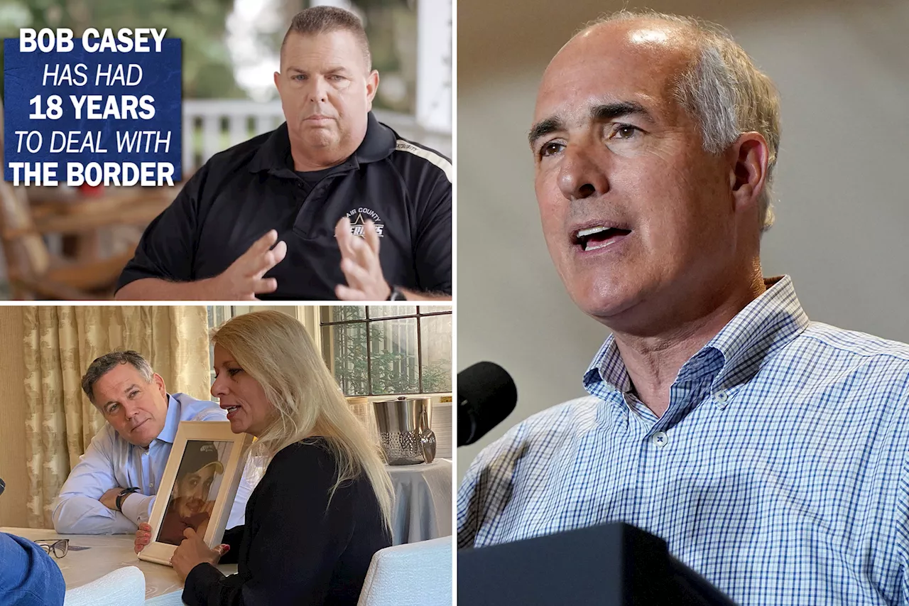 Pennsylvania sheriff rips 'weak' Bob Casey's record on fentanyl in scathing new McCormick ad: 'My son would be alive today'