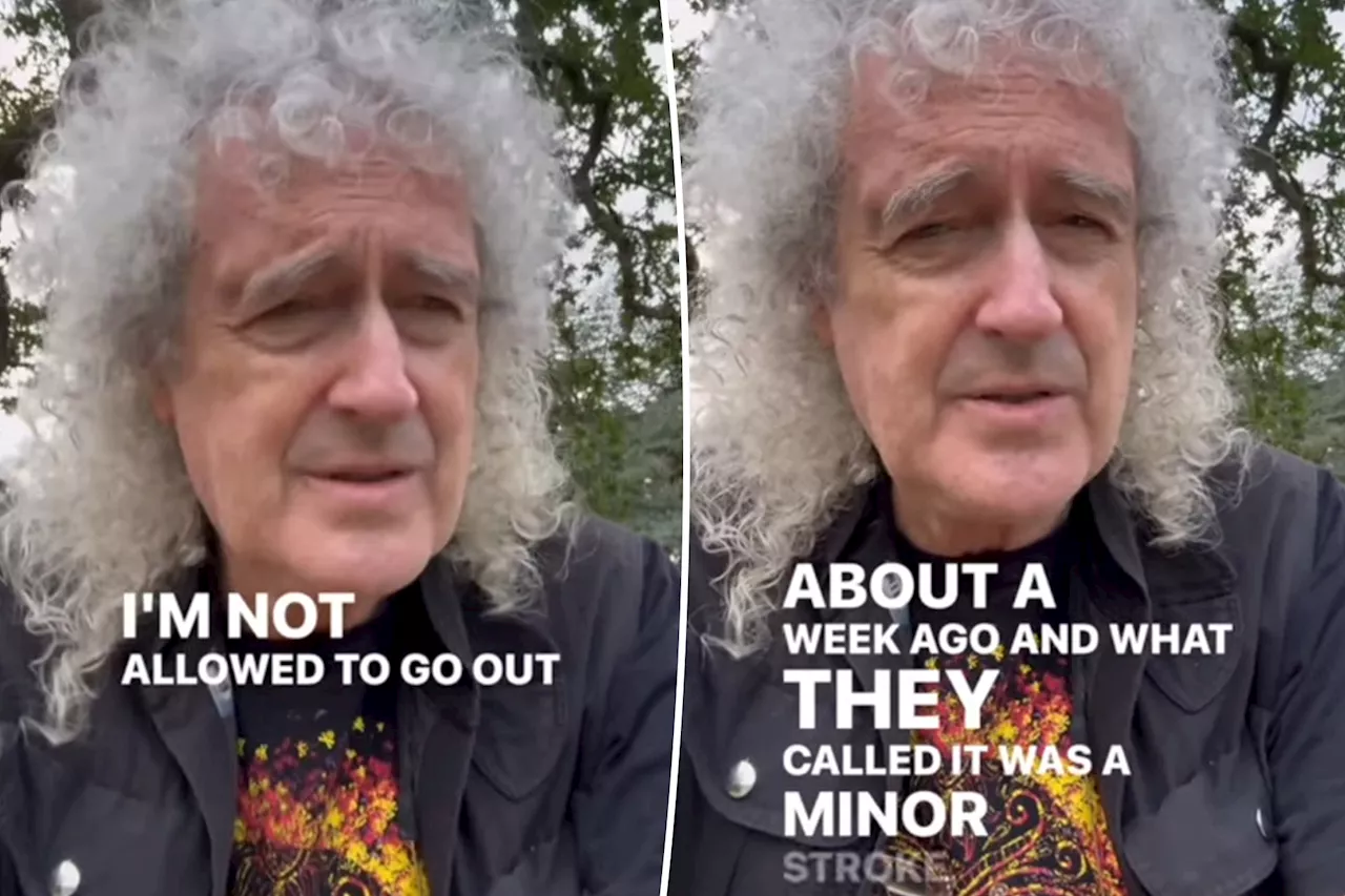 Queen guitarist Brian May reveals he suffered stroke, lost control of his arm: 'I don't want sympathy'