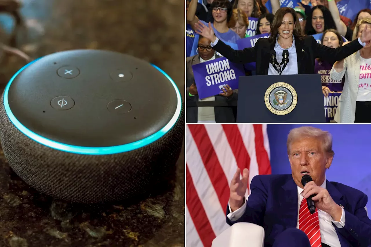 Trump campaign officials slam Amazon after ‘error’ in Alexa devices results in pro-Harris bias