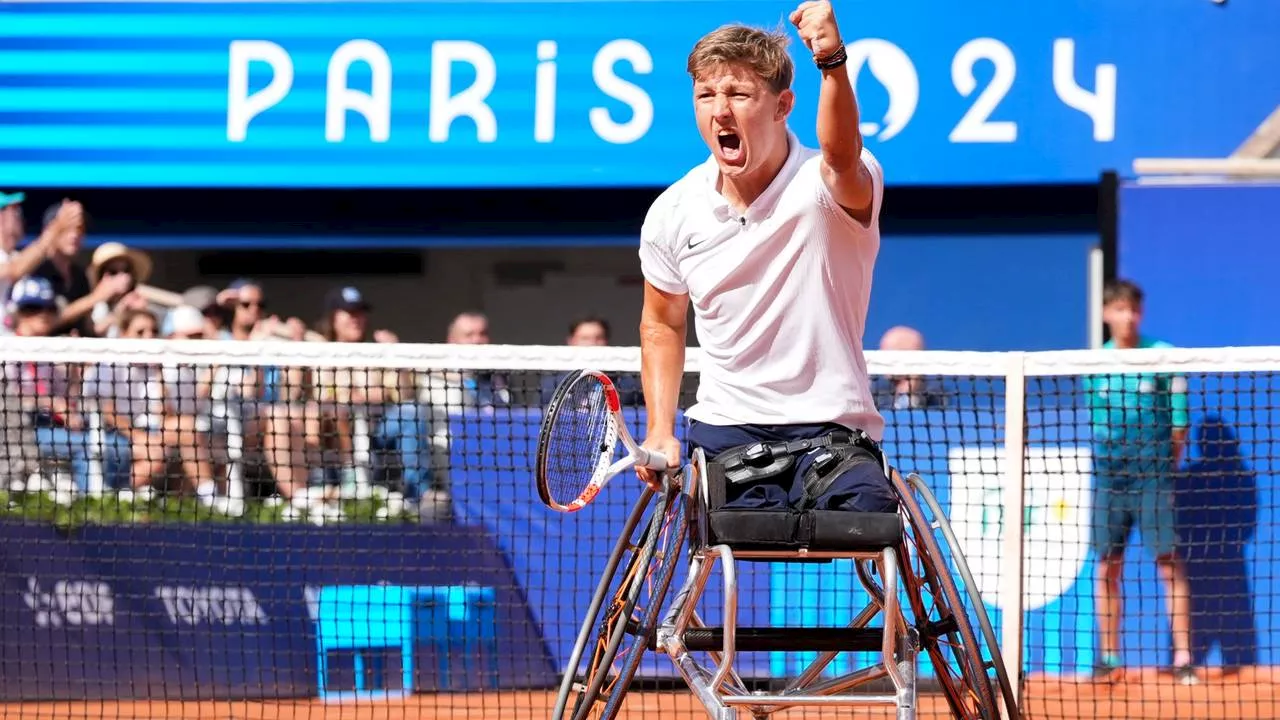 Goud voor rolstoeltennisser Niels en dubbelpartner op Spelen