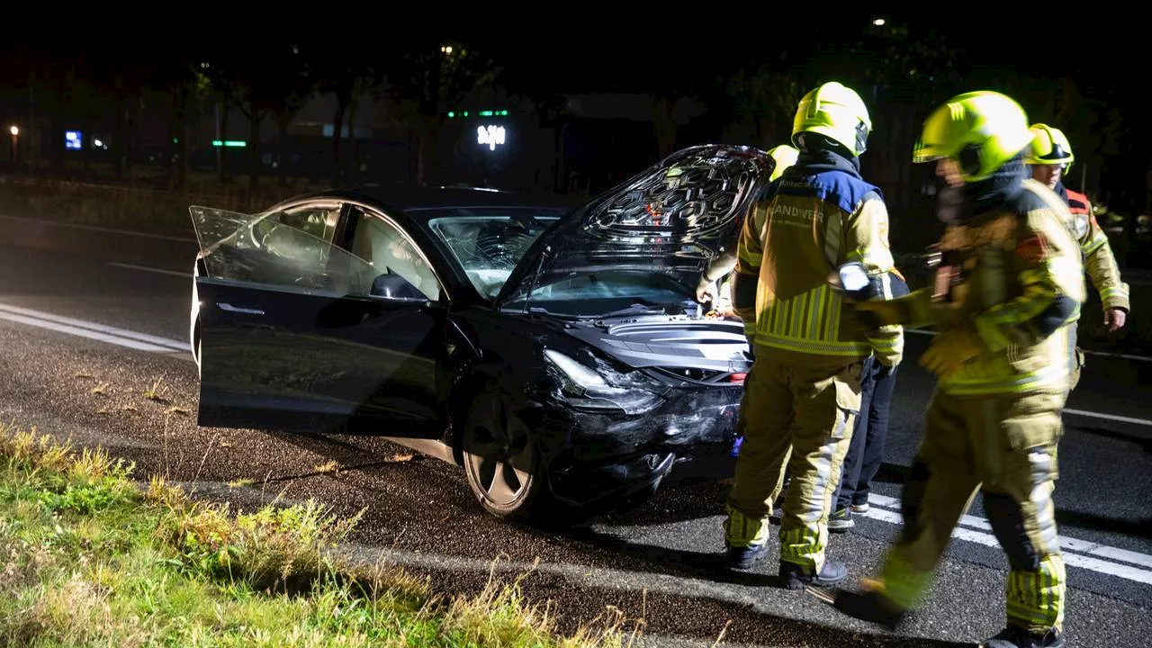 Man (24) opgepakt voor rijden onder invloed na zware botsing op A58