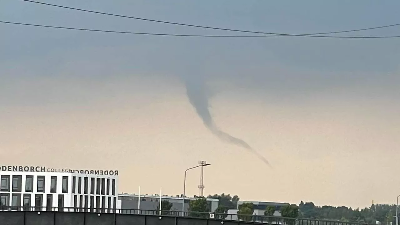 Windhoos gezien in de regio Den Bosch: 'Ineens zag ik die gekke wolk'