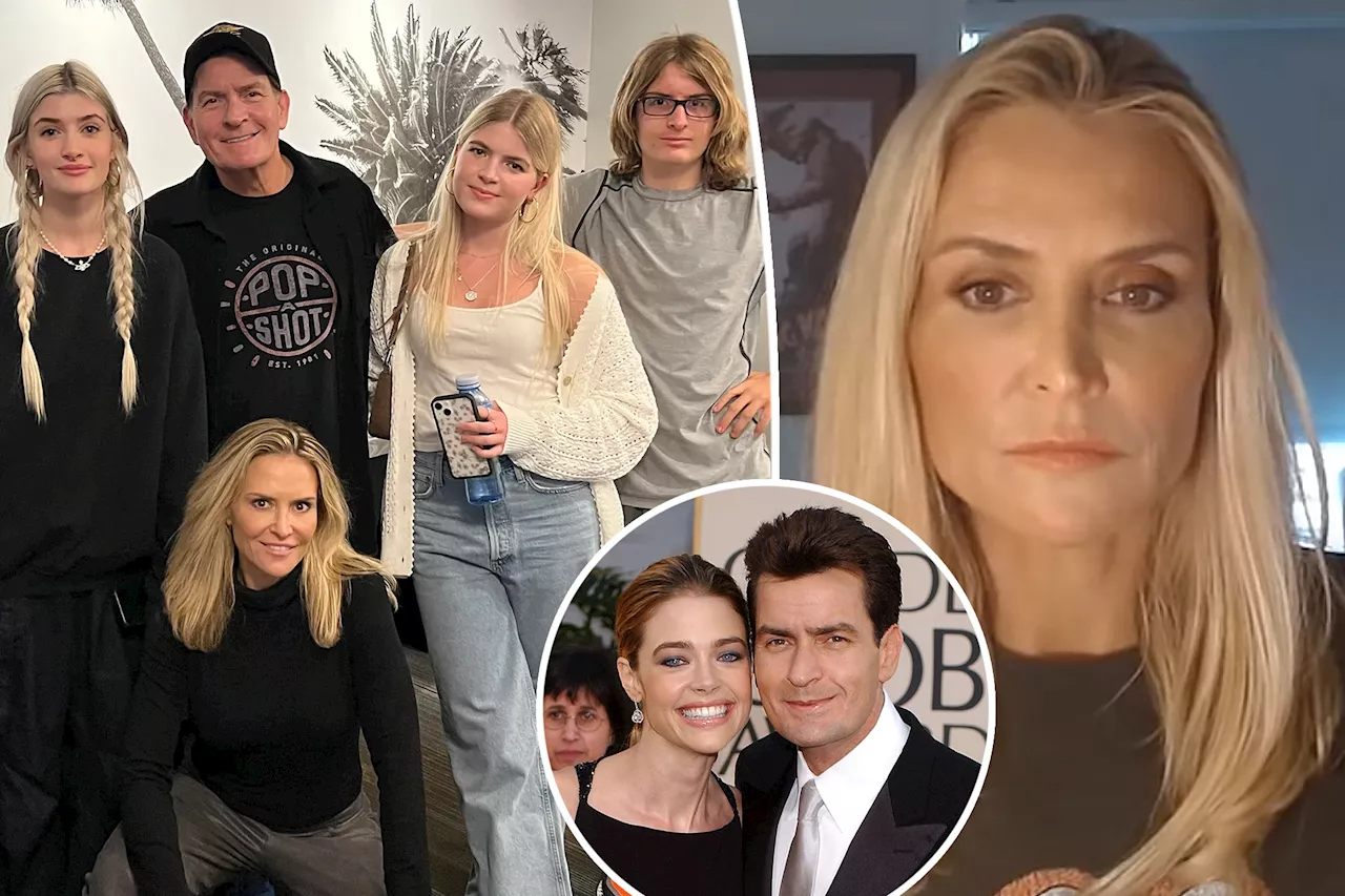 Brooke Mueller gives Charlie Sheen co-parenting update — and reveals where she stands with Denise Richards