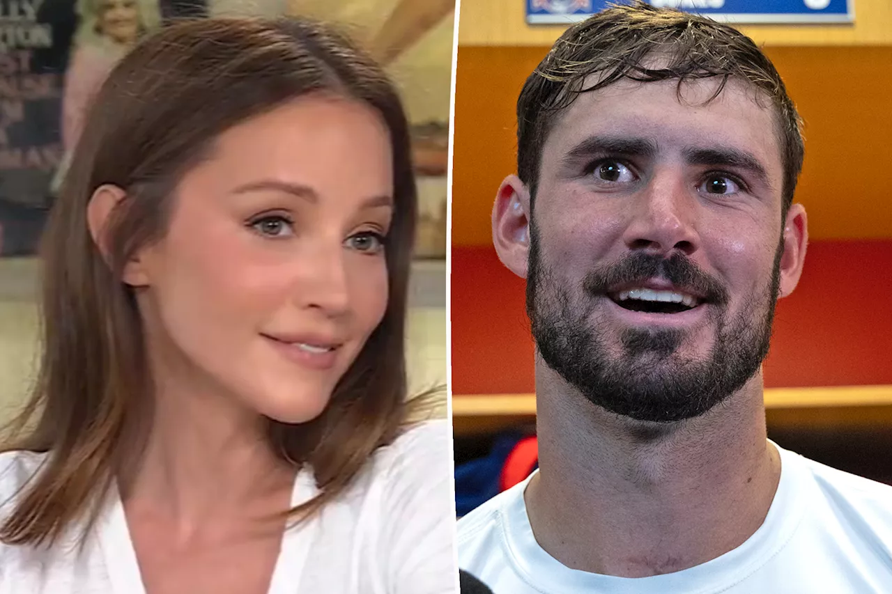 Sportscaster Kay Adams pokes fun at rumors she's dating New York Giants quarterback Daniel Jones